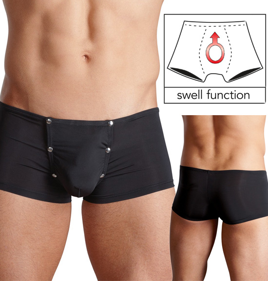 Boxers with Front Opening - Black