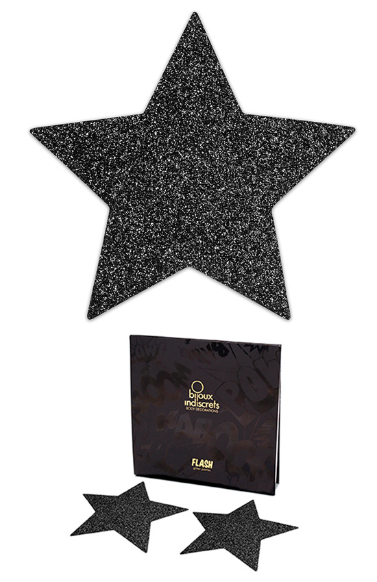 Black Star Nipple Adhesive - Bijoux indiscrets®