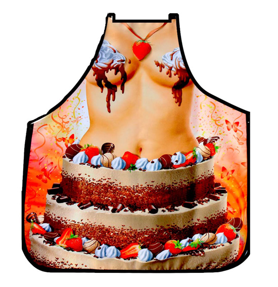 Delantal chistoso para las mujeres
