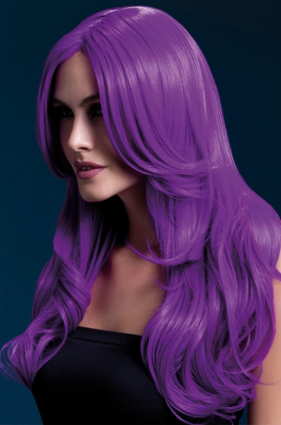 Khloe High Quality Wig - Purple