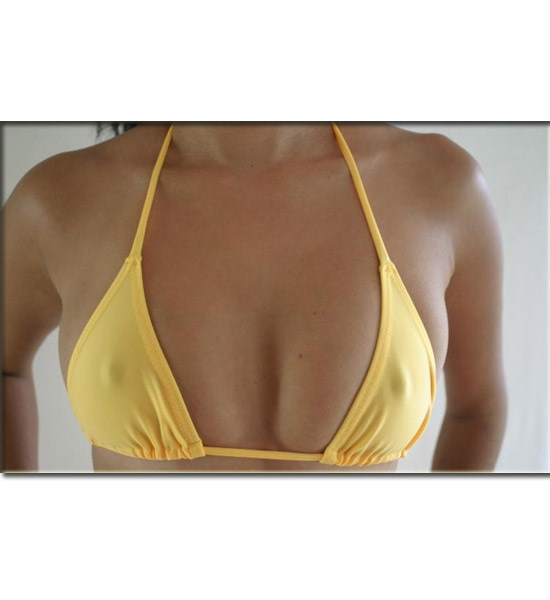 Top Bikini Brasileiro pequeno - Amarelo