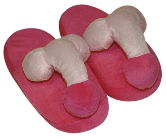 Zapatillas de Peluche con Pene
