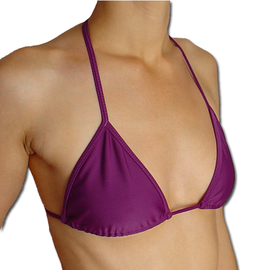 Top Bikini Brasileño medio - Púrpura