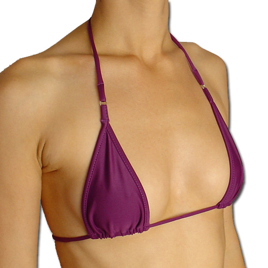 Brazilian micro bikini Top - Plum